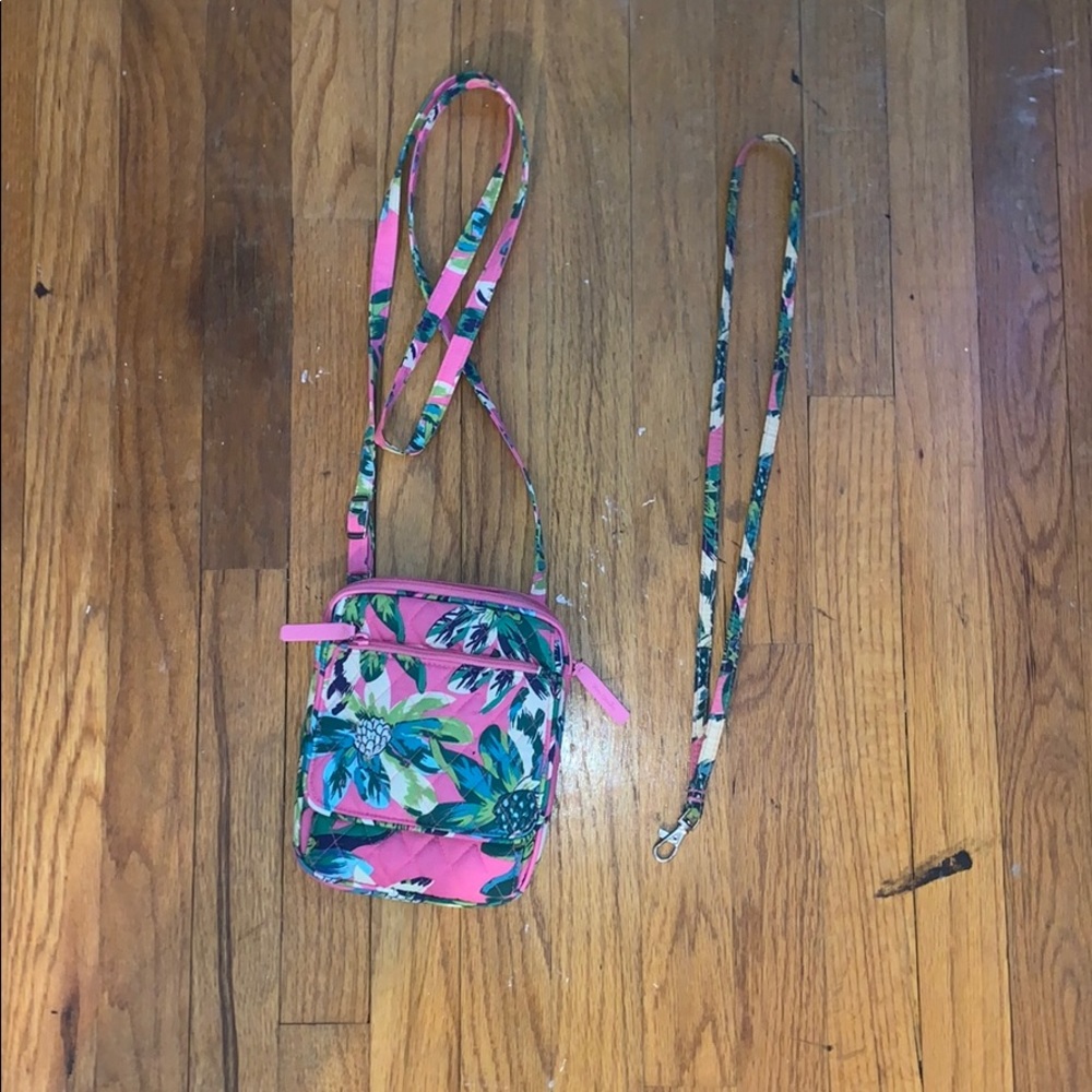 matching vera Bradley crossbody purse and lanyard